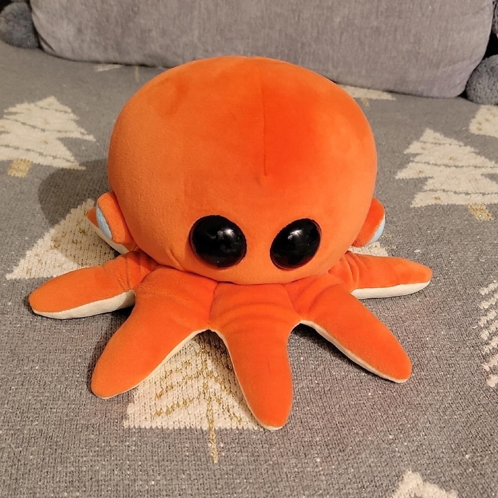 Adopt Me Orange Stuffed Octopus Toy